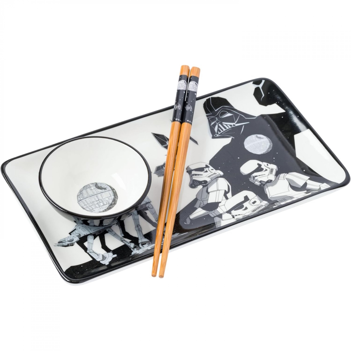 Picture of Star Wars 901958 The Dark Side Ceramic Sushi Set - 3 Piece