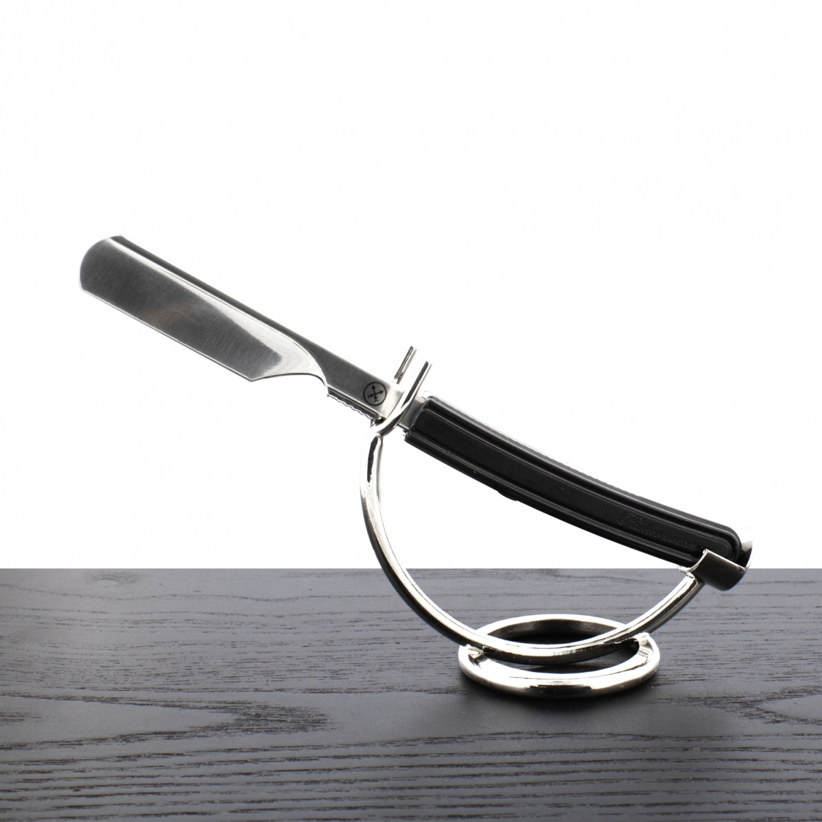 901208 Director Chrome Non Folding Straight Barber Razor