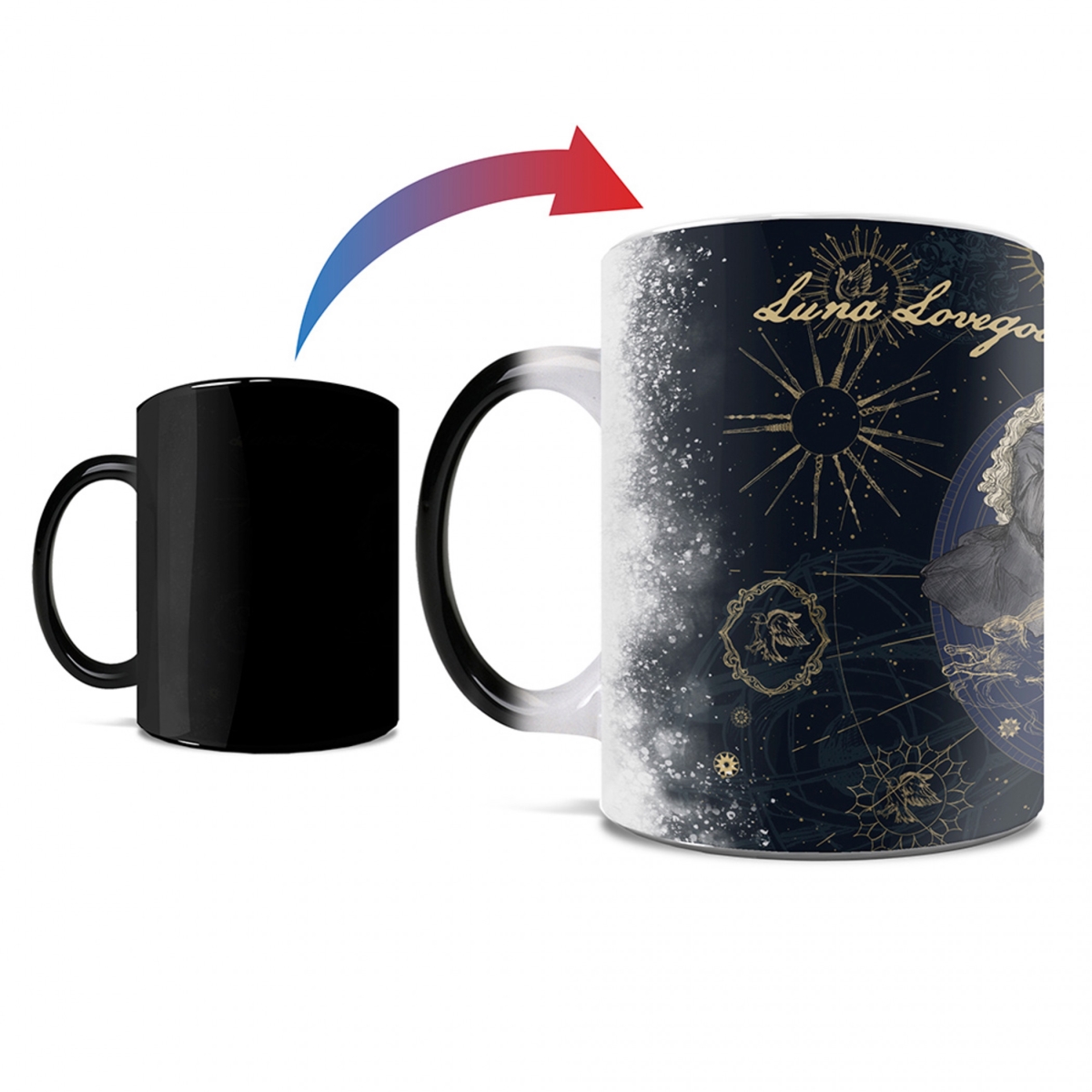 Picture of Harry Potter 901126 16 oz Luna Holiday Magic Morphing Heat-Change Mug