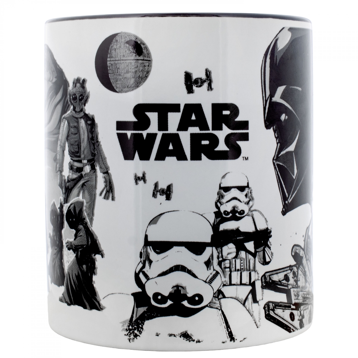 Picture of Star Wars 888051 18 oz Jaba Boba Collage Ceramic Mug