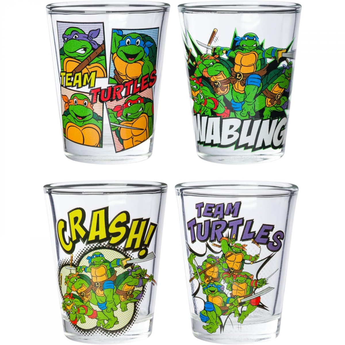 901954  Comic Book Shot Glass Set - 4 Piece