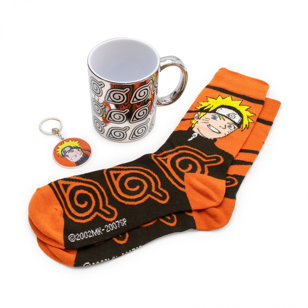 903272 16 oz Uzumaki Mug Sock & Key Chain Gift Set