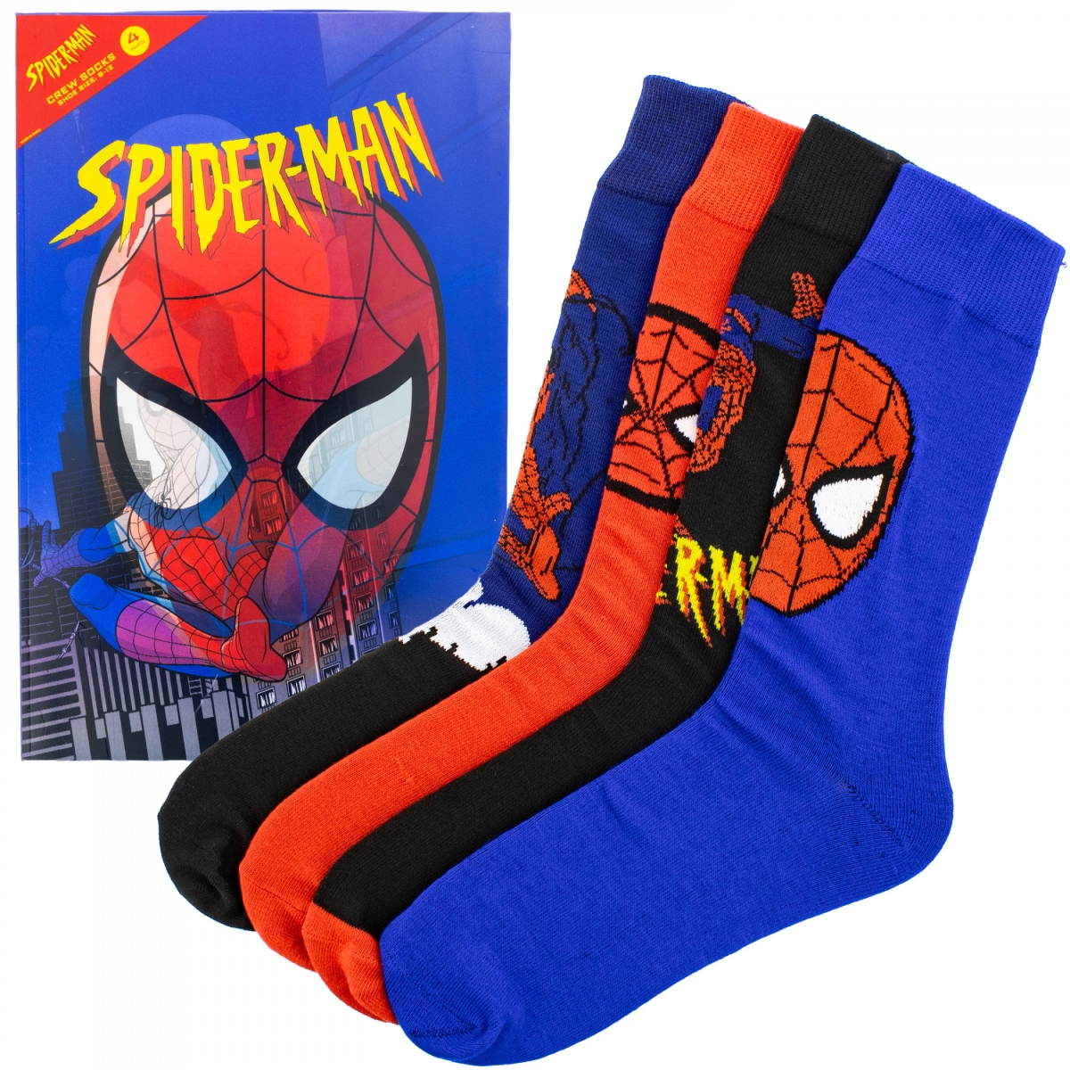 897968 4 Pair Crew Socks Lenticular Box Set