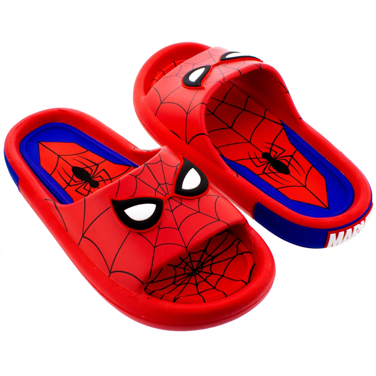 893416-xl-13-14 Webbed Mask Mens Slide Sandals - Extra Large - Size 13-14