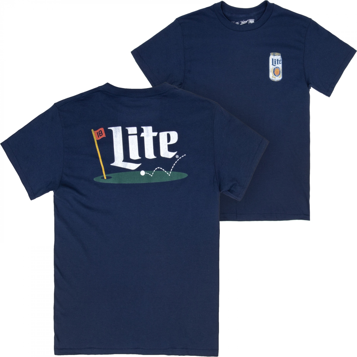 901753-3xlarge Putting Green Front & Back Print T-Shirt - 3XL