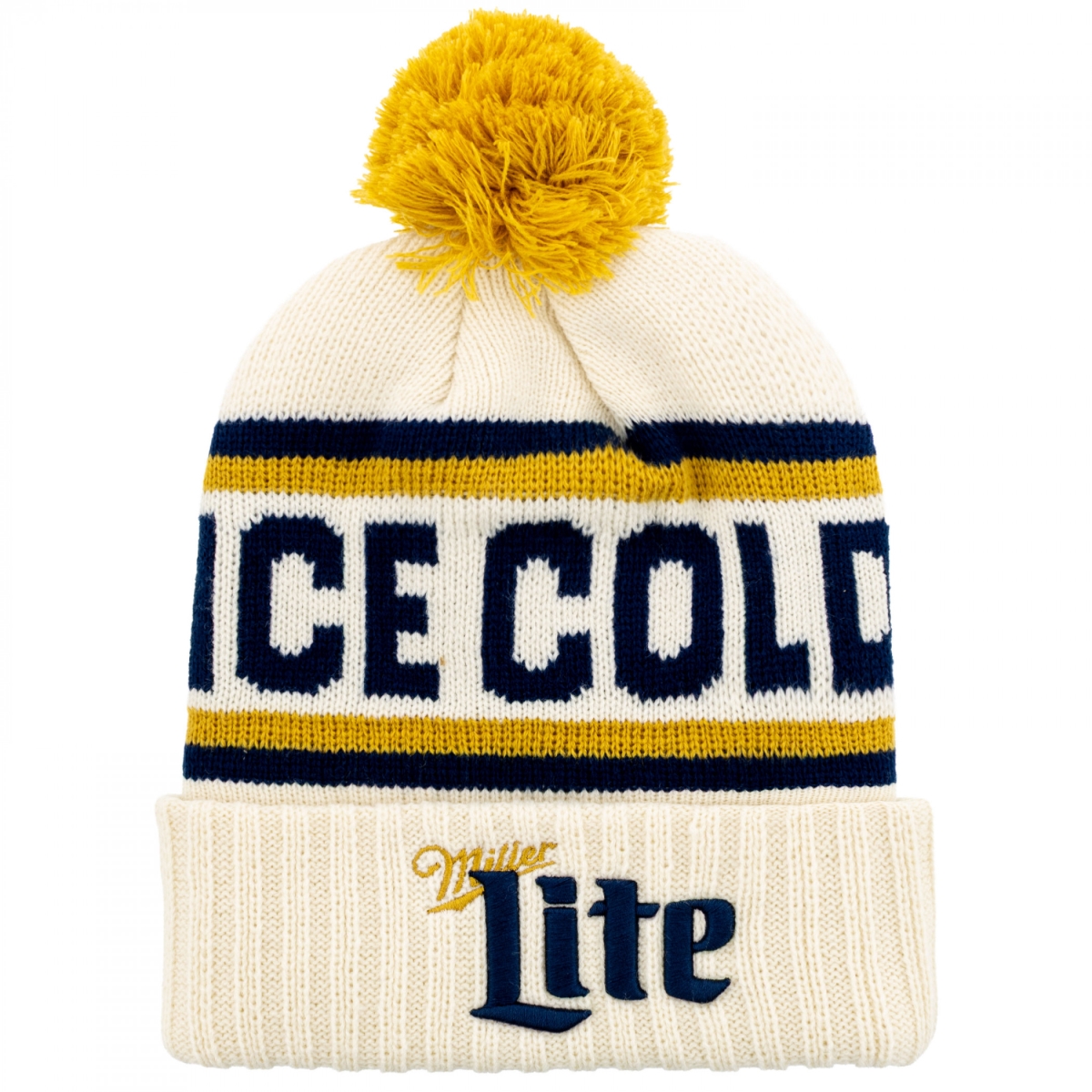 896487 Ice Cold Cuffed Pom Beanie