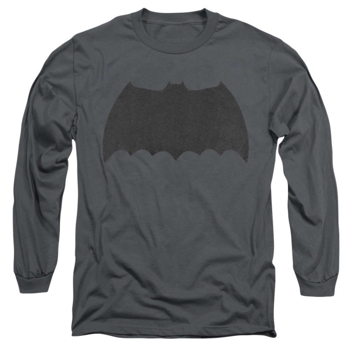 901392-large Mens The Dark Knight Returns Logo Adult Long Sleeve T-Shirt - Large