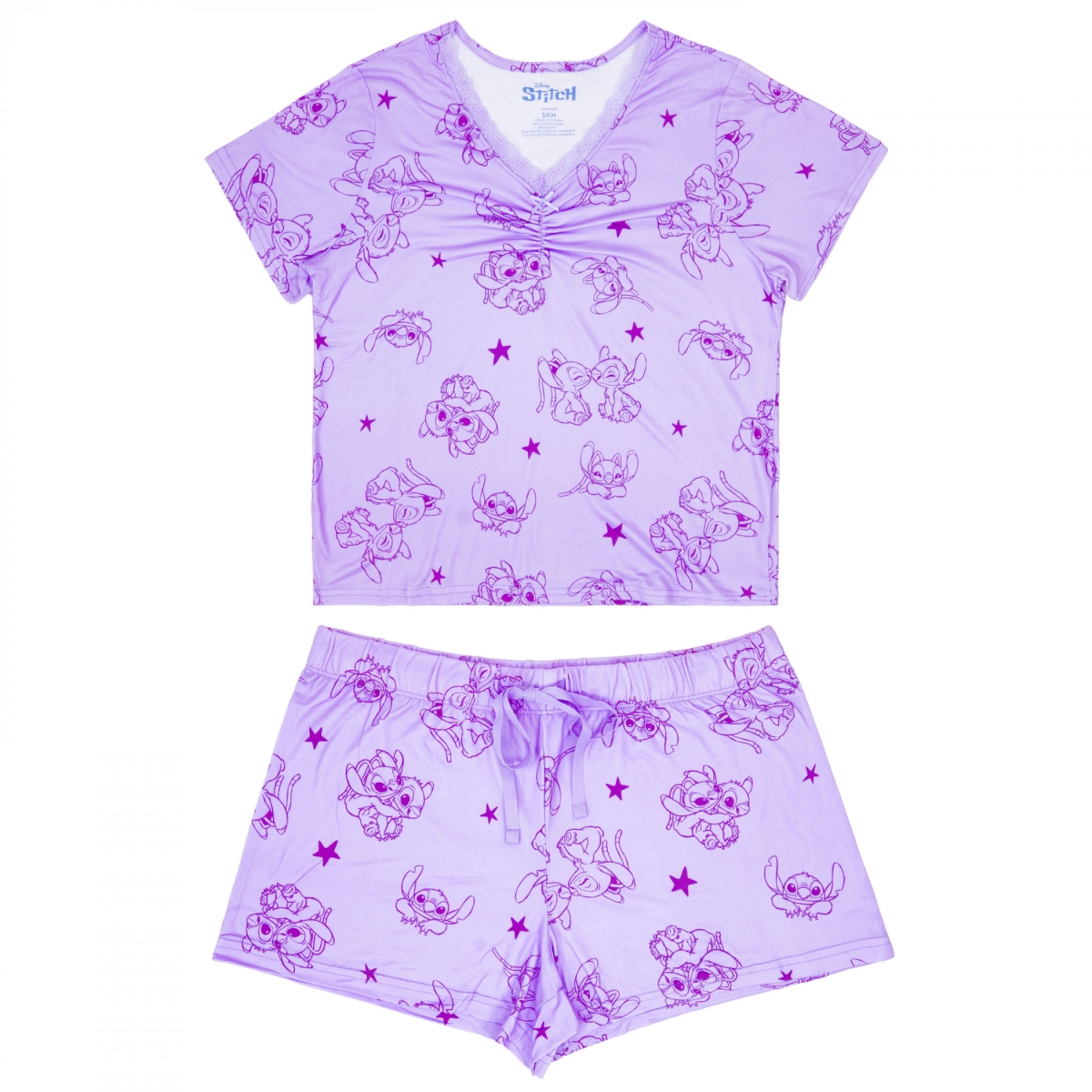 893209-xlarge 2 Piece Angel Pajama Set - Extra Large