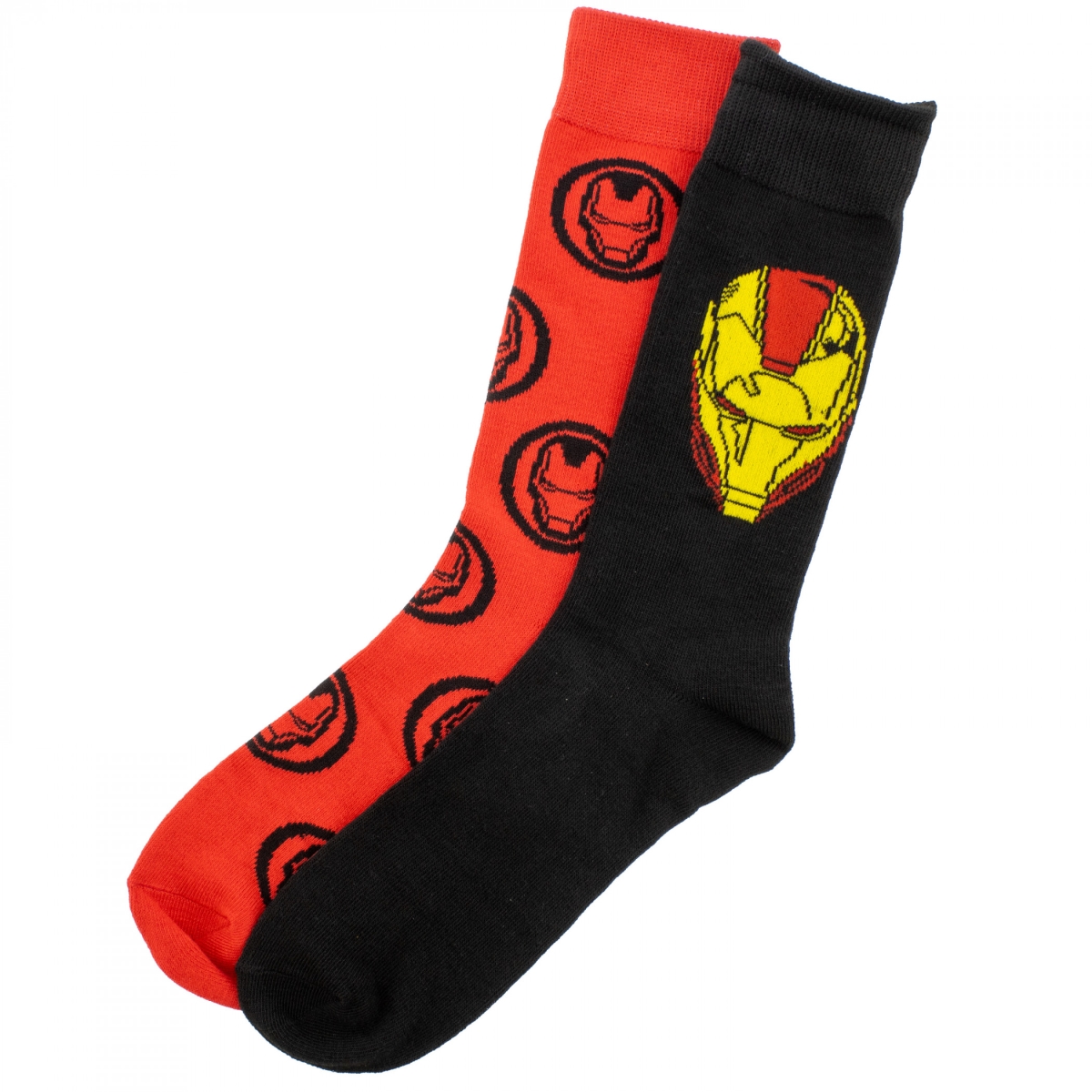 Iron Man 897971 2 Pair Icons Crew Socks Box Set