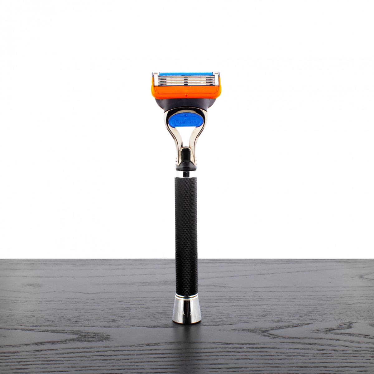 900496 Black & Chrome Fusion Cartridge Shaver Razor Handle