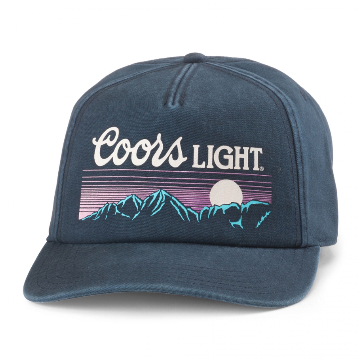 895862 Light Mountain Sunset Denim Walker Adjustable Hat