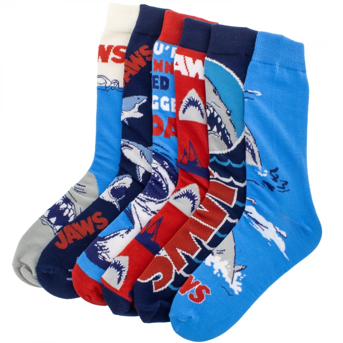 900634 Ivory Crew Socks, Assorted Color - Pack of 6