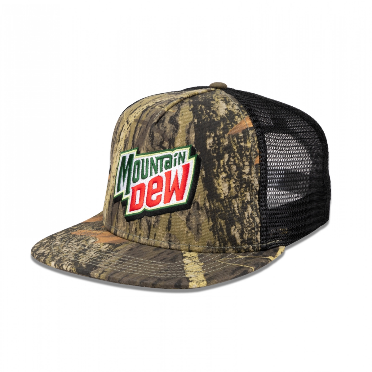 899156 Flat Bill Adjustable Hat, Camo - One Size