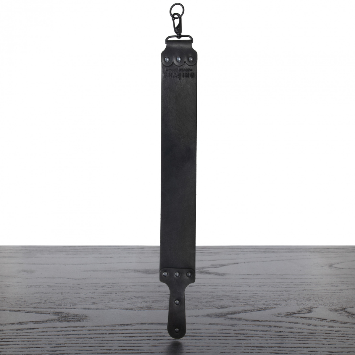 901966 3 in. All-Black Deluxe Latigo Leather Ninja Strop with Handle