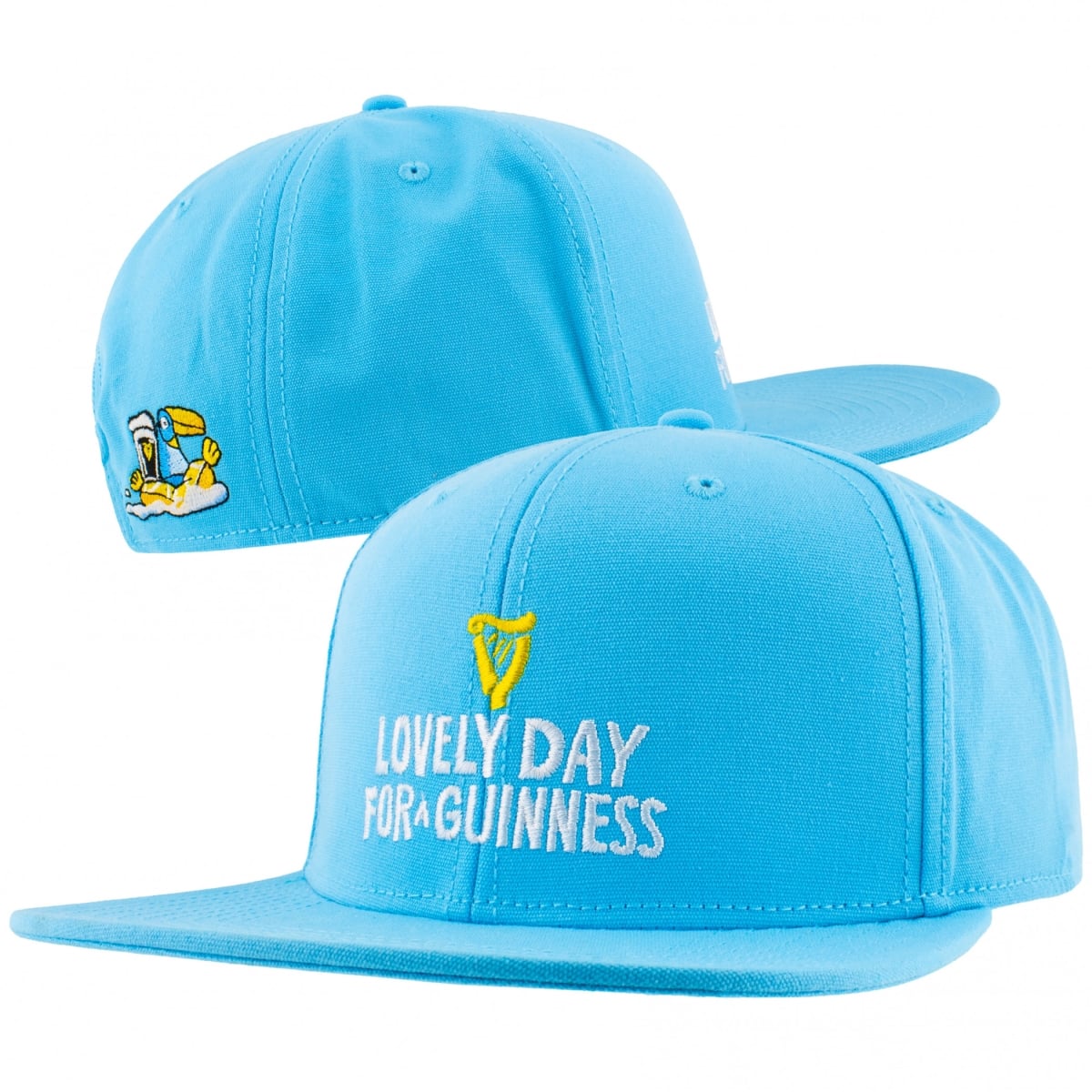 899335 Seb Curi Lovely Day Flat Bill Snapback Hat, Blue - One Size