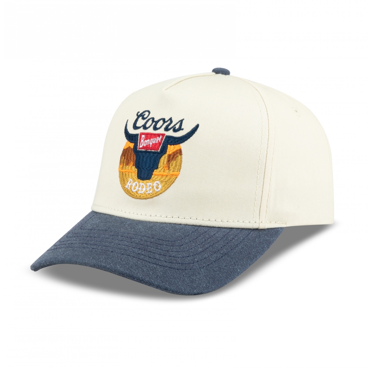 899159 Rodeo Sunset Embroidered Structured Adjustable Hat, Multi Color - One Size