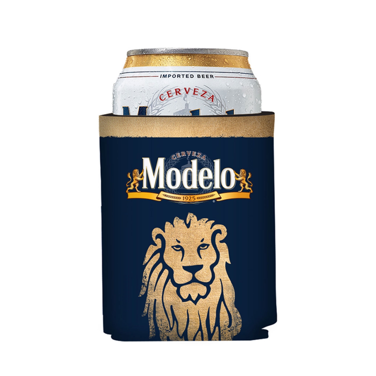 903092 Lion Logo Can Cooler, Blue