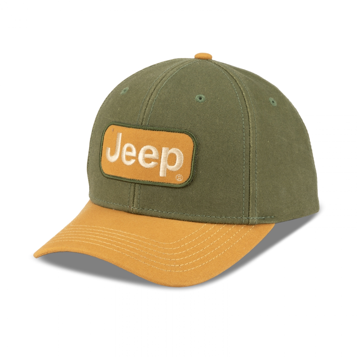899160 Only in a 4x4 Adjustable Canvas Hat, Green & Tan - One Size