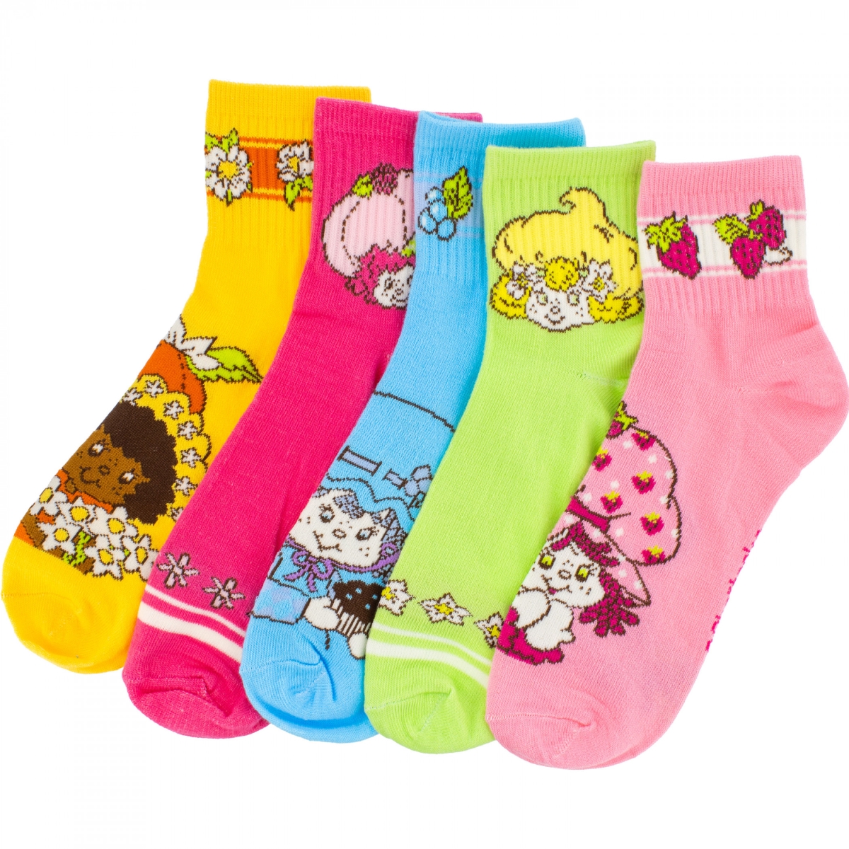 900631 Assorted Color & Pink Quarter Socks - Pack of 5
