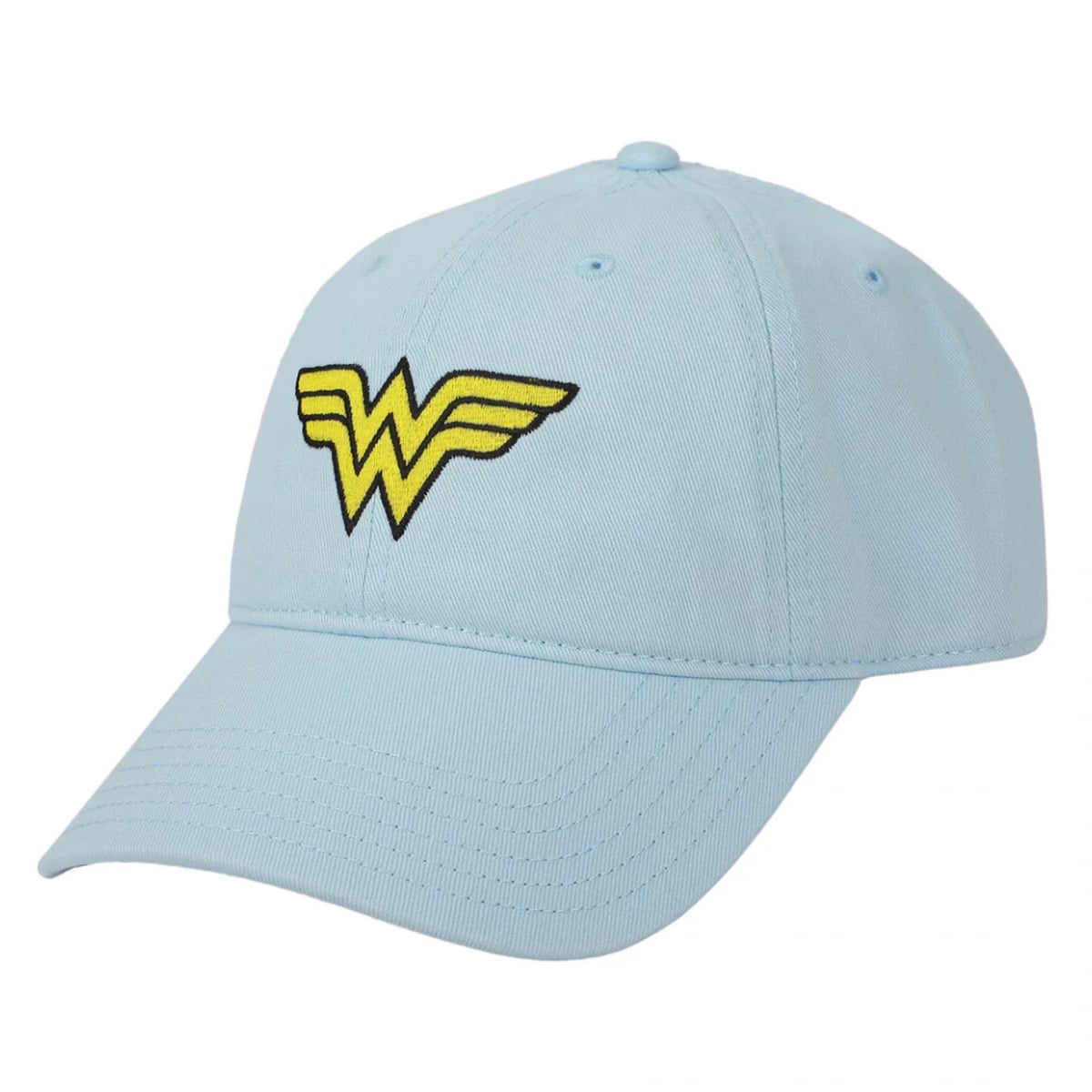 905705 Yellow Logo on Light Blue Adjustable Dad Hat