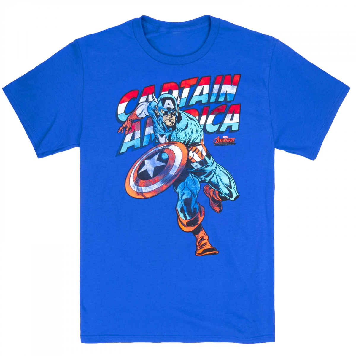 903318-medium Shield Wielding Avenger Short Sleeve T-Shirt - Medium
