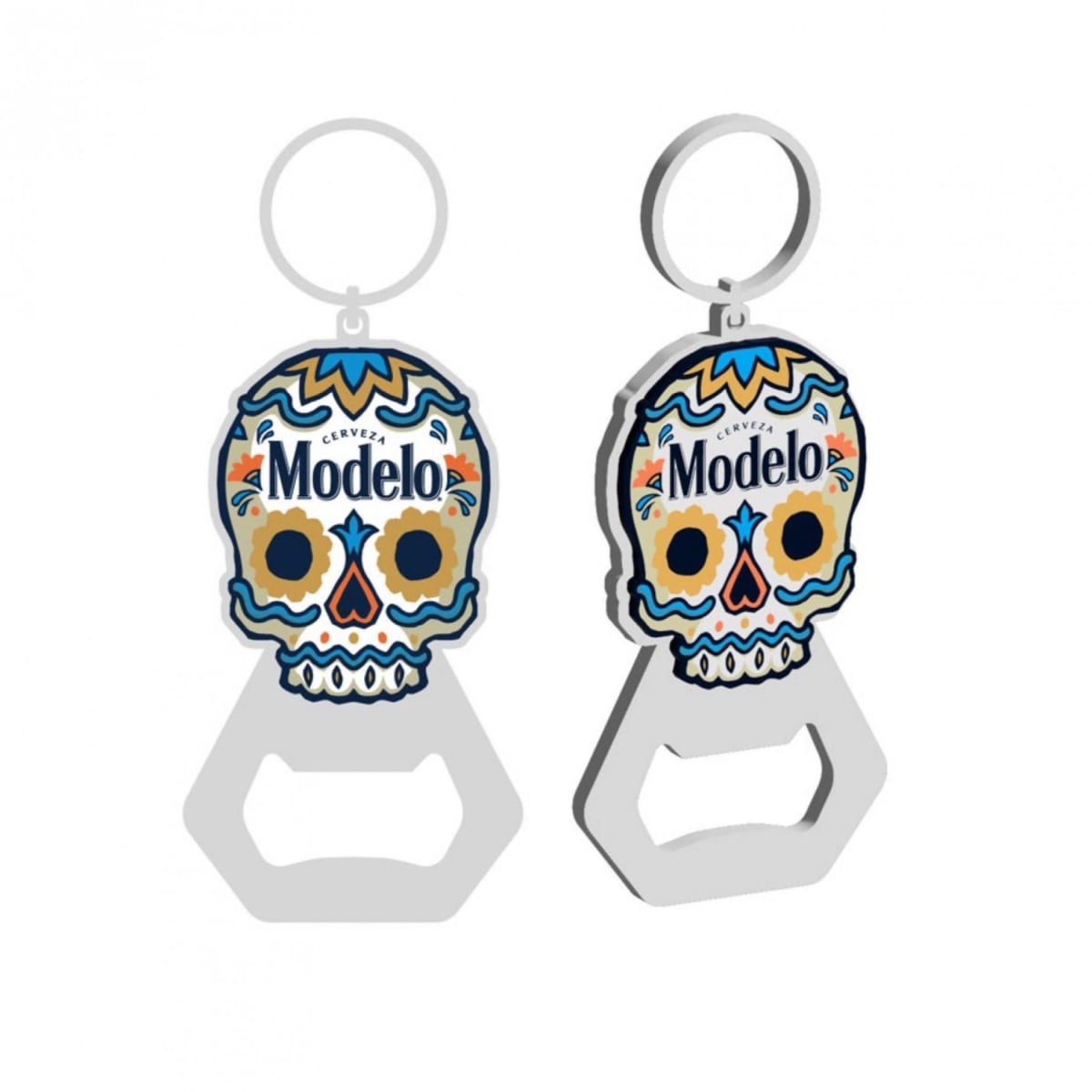 903047 Dia De Los Muertos Sugar Skull Bottle Opener Keychain