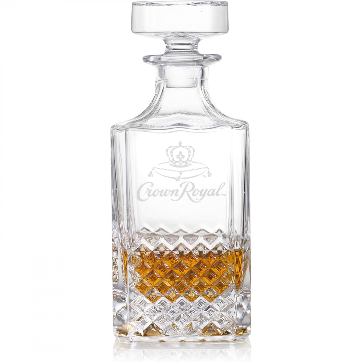 Picture of Crown Royal 906105 750 ml Glass Whiskey Decanter