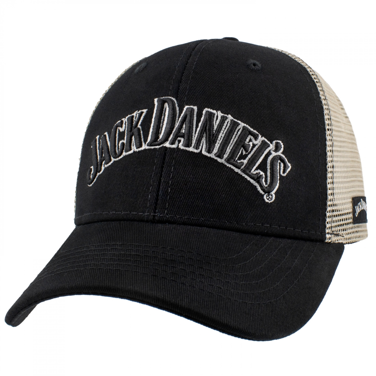 903004 Embroidered Logo Monochrome Mesh Hat