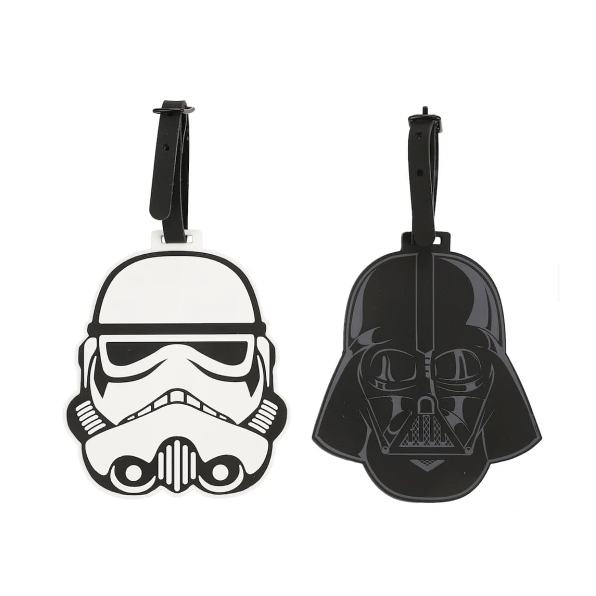 Star Wars A New Hope Stormtrooper & Darth Vader 2-Piece Luggage Tag Set in Black