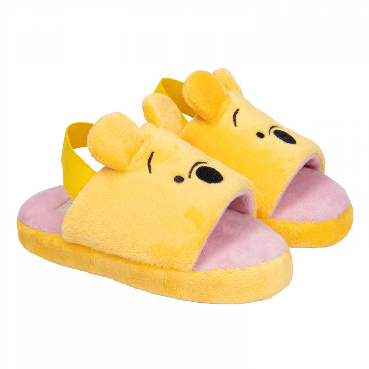 903158-size7 Open Toe Toddler Slide Slippers with 3D Ears - Size 7