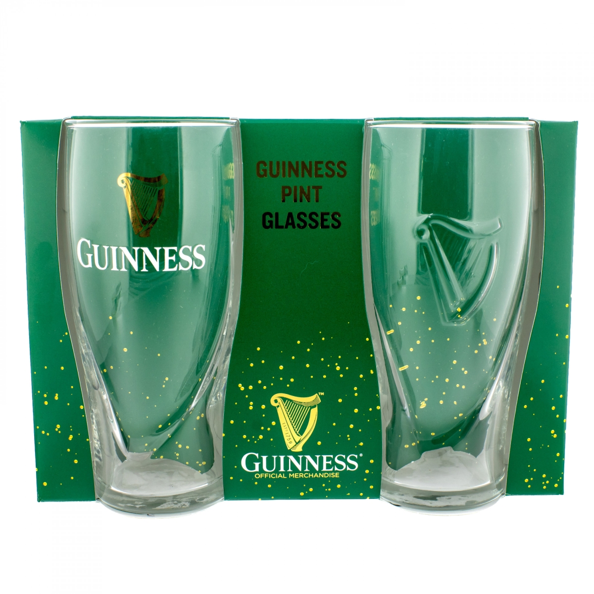 Picture of Guinness 905536 St. Patricks Day Gravity Pint Glass - Pack of 2