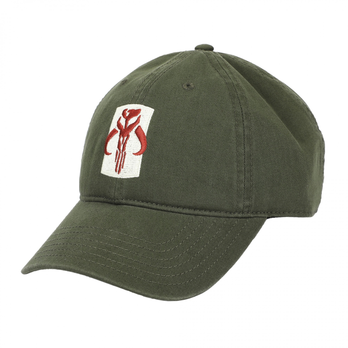 906108 Boba Fetts Mandalorian Logo Washed Cotton Twill Dad Hat