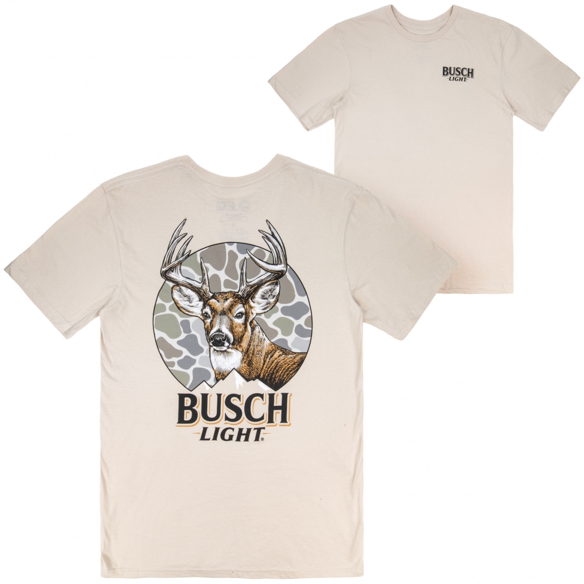 904678-large Big Buck Front & Back Print Short Sleeve T-Shirt - Large