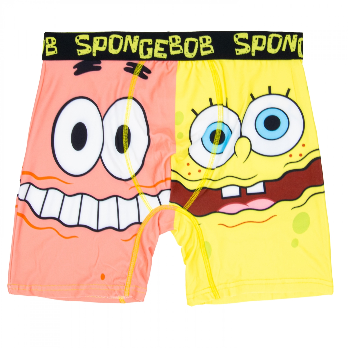 904256-small SquarePants & Patrick Split Boxer Briefs, Multi Color - Small