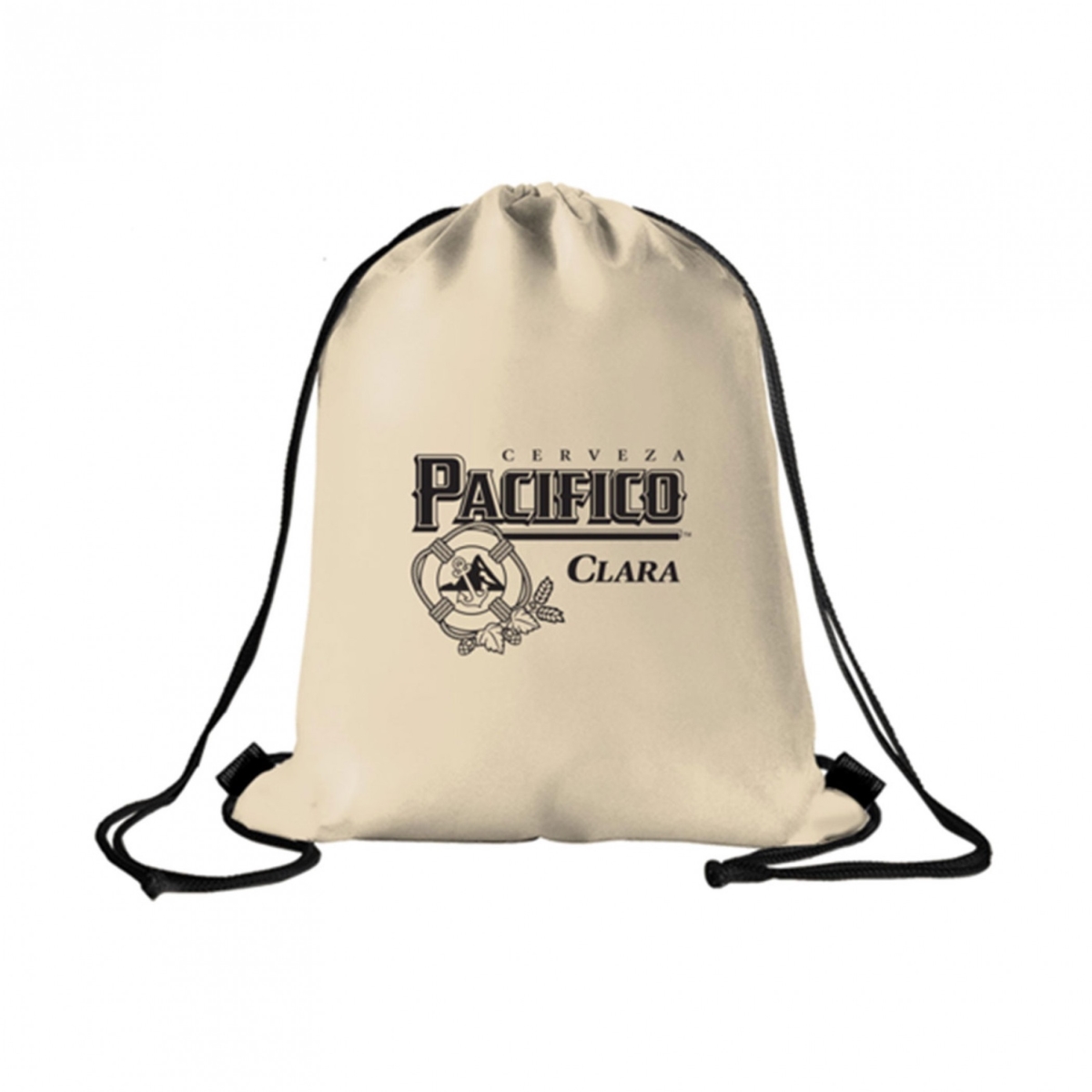 903094 Cerveza Natural Cotton Cinch Bag with Drawstring