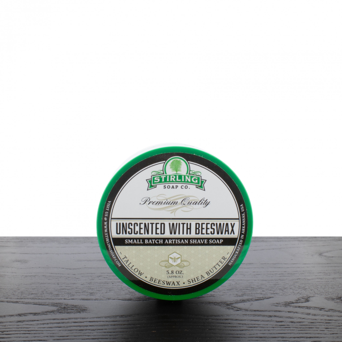 905344 5.8 oz Unscented with Beeswax Shave Soap