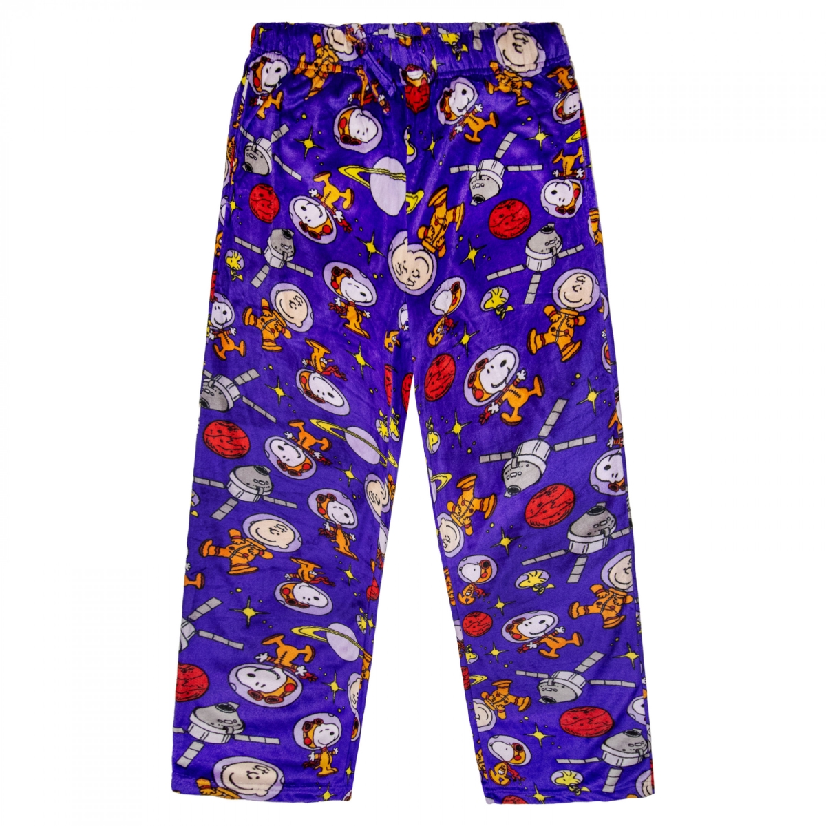 904144-medium  Snoopy Space Astronaut Silky Fleece Sleep Pants, Multi Color - Medium