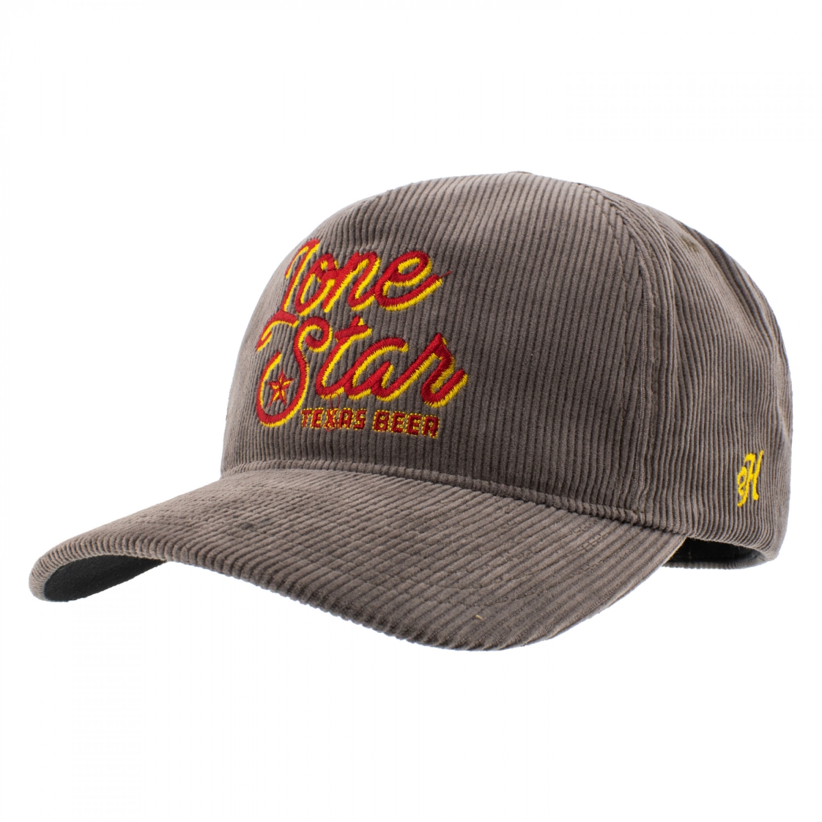 900051  Texas Beer Corduroy 5-Panel Trucker Hat, Gray