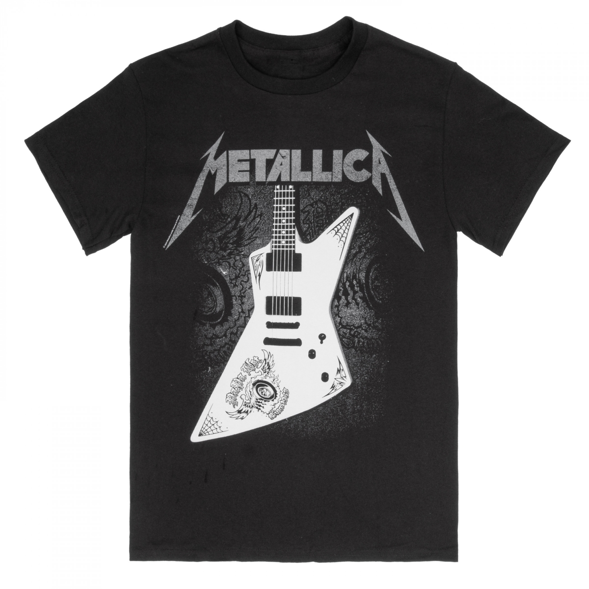 903623-large  Papa Het Guitar T-Shirt, Black - Large