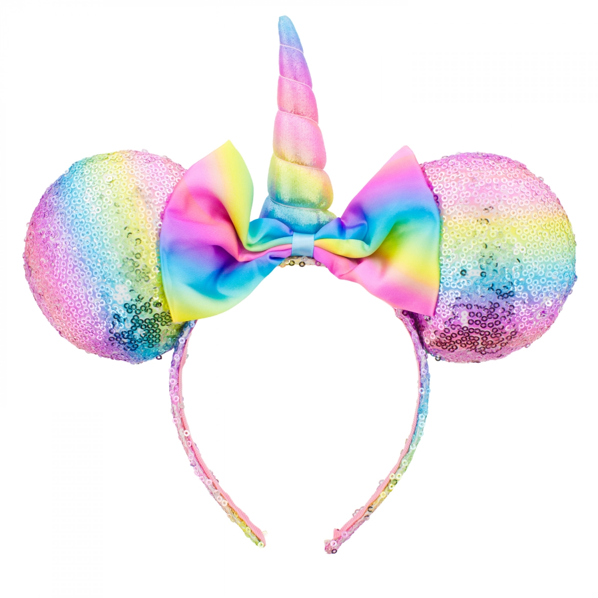902350  Costume Unicorn Ears Premium Headband, Multi Color