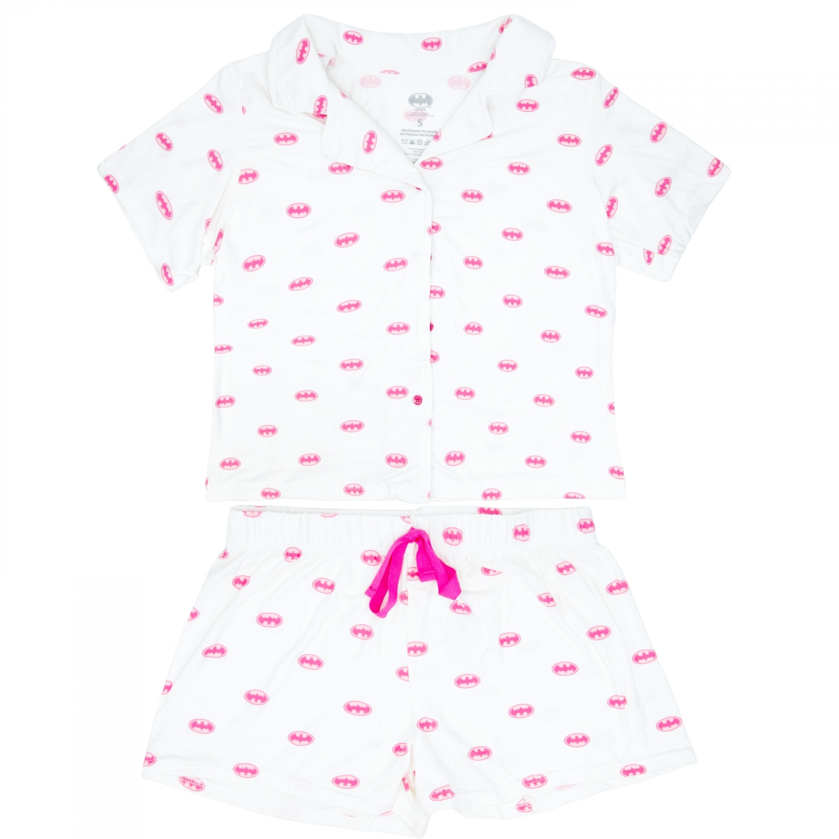 904158-medium  Pink Logo Notch Collar Sleep Set, Multi Color - Medium - 2 Count
