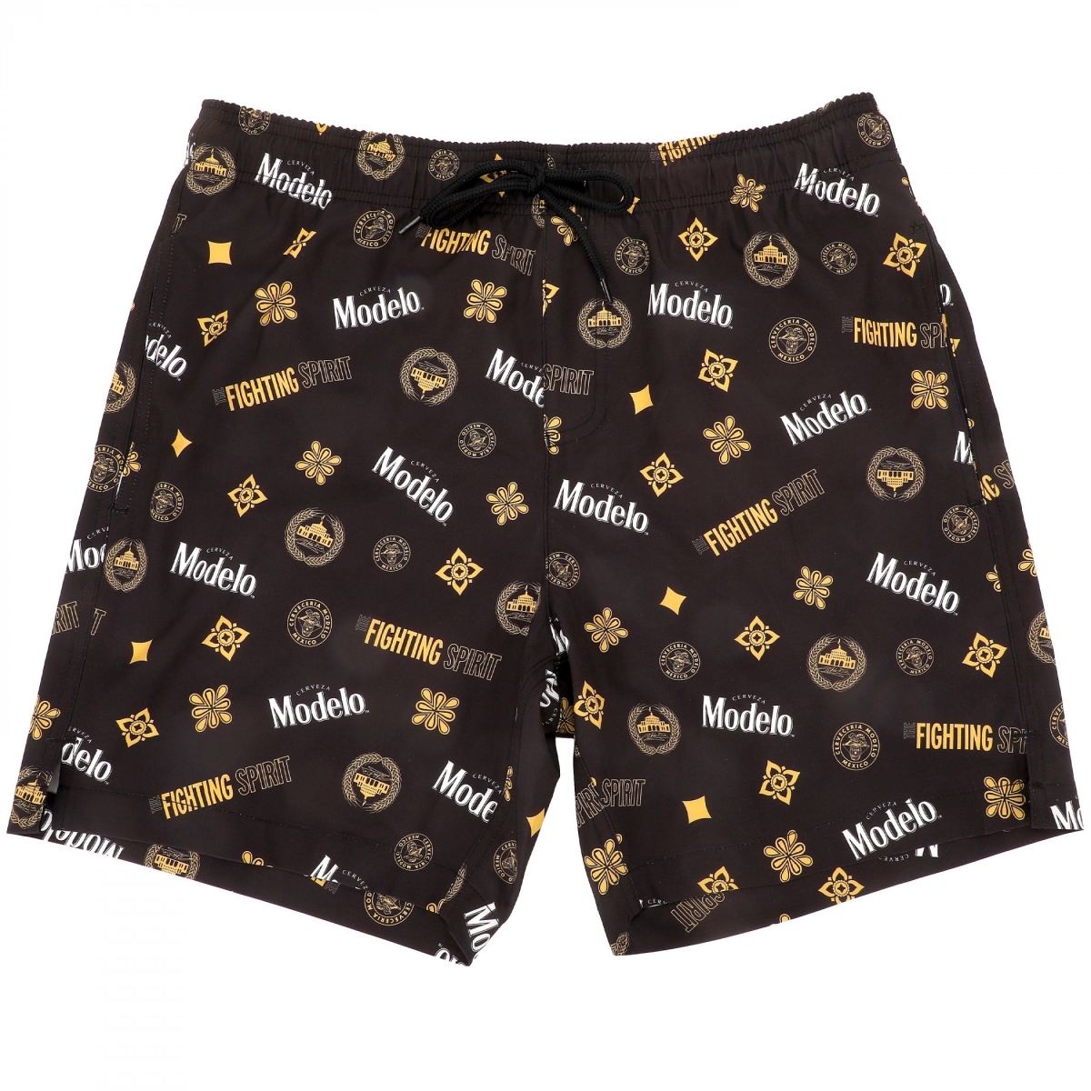900055-medium  Fighting Spirit Swimming Board Shorts, Black - Medium