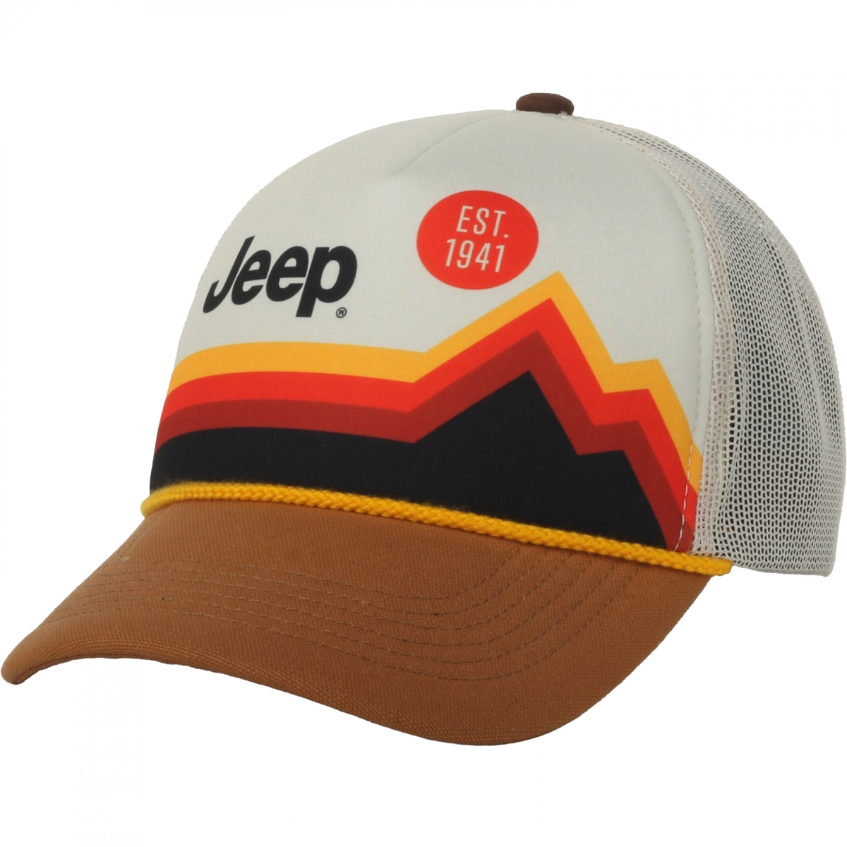 906341  Est. 1941 Retro Mountains Adjustable Hat, Multi Color