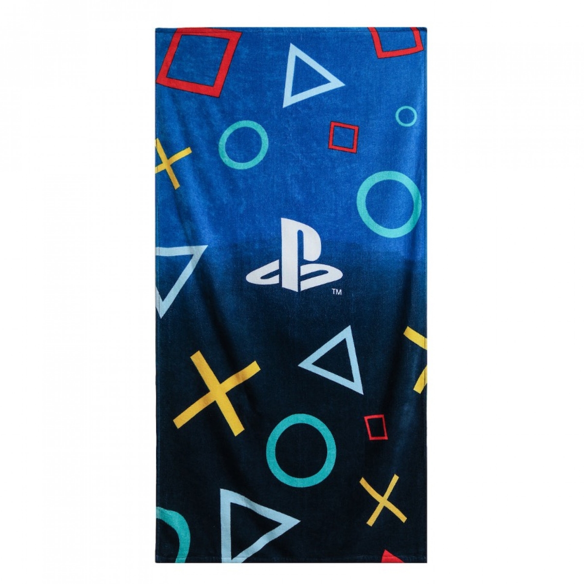 904911 30 x 59 in. Sony  PS5 Repeating Symbols Towel