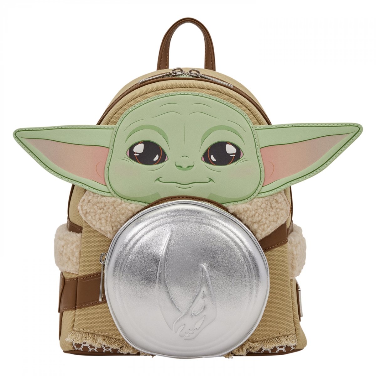 900195  Grogu & Anzellan Mini Backpack by Loungefly, Multi Color