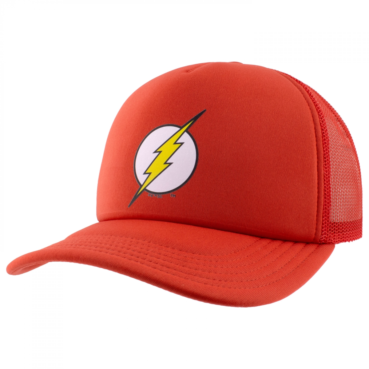 Flash 906650 Flash Logo Trucker Hat, Red