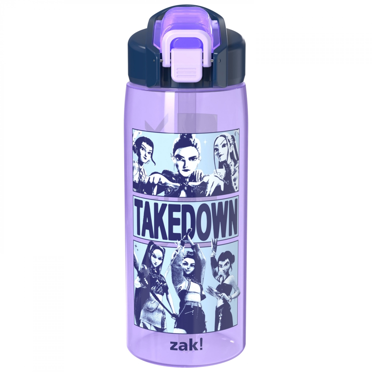 908024 25 oz  Takedown Plastic Water Bottle, Purple