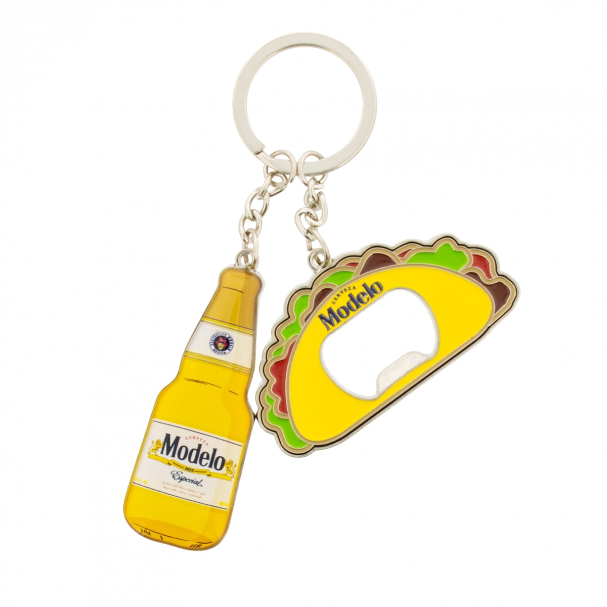 903043  Cinco Taco Bottle Opener Split Charm Keychain
