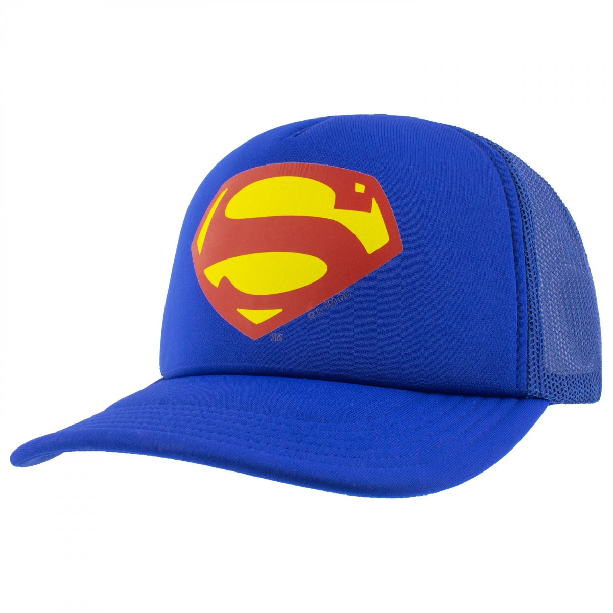 906667  George Reeves Logo Trucker Hat, Blue