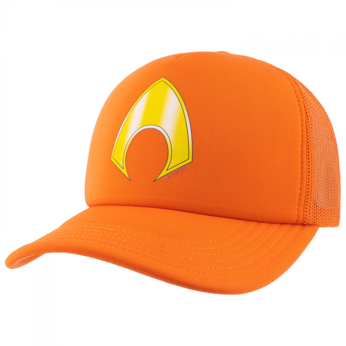906672  Logo Trucker Hat, Orange